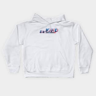 Be kind | Aesthetic Gradient Kids Hoodie